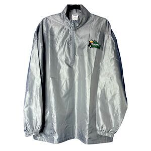 Unisex Gray Team USA Road to Rio Olympic Rain Jacket XL 1/4 Zip Windbreaker 2016